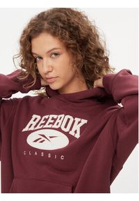 Reebok Bluza Classics Big Logo HZ8101 Czerwony Relaxed Fit. Kolor: czerwony. Materiał: bawełna #5