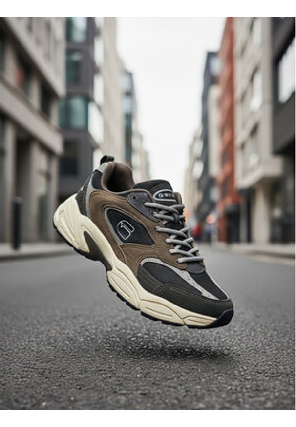 G-Star RAW - G-Star Raw Sneakersy CEO-YG240150-02M Szary. Kolor: szary. Materiał: skóra, zamsz