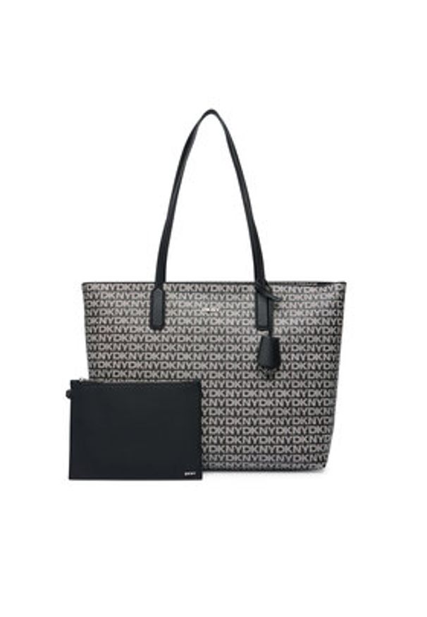DKNY Torebka R52A5I42 Czarny. Kolor: czarny. Materiał: skórzane