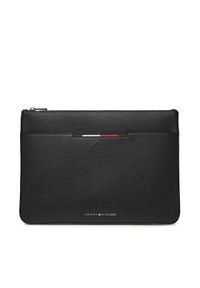 TOMMY HILFIGER - Tommy Hilfiger Saszetka Central Pouch AM0AM13523 Czarny. Kolor: czarny. Materiał: skóra