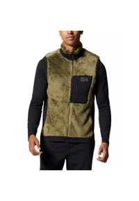 MOUNTAIN HARDWEAR - Kamizelka męska Mountain Hardwear Polartec High Loft. Kolor: wielokolorowy, szary, zielony. Sezon: zima #1