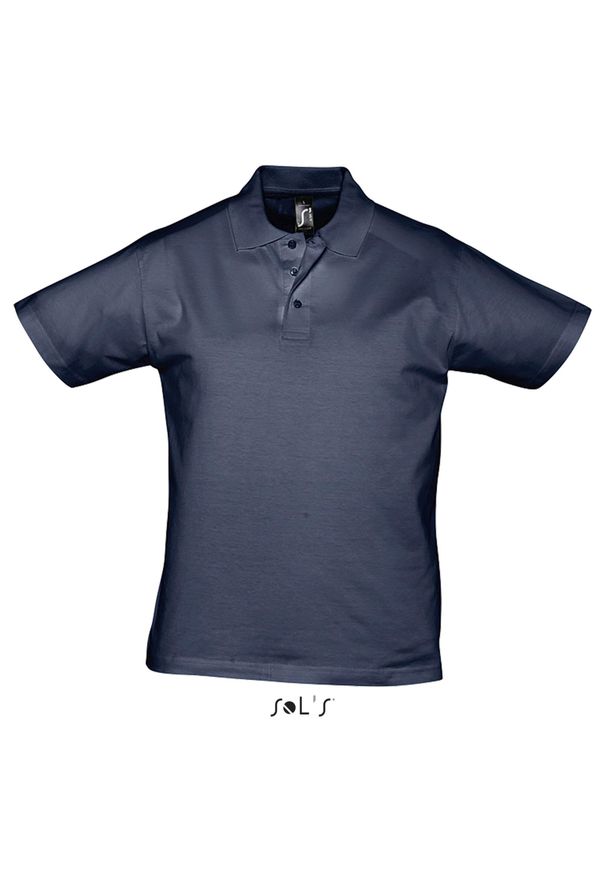 SOL'S - Polo Sol's Prescott. Okazja: na co dzień. Typ kołnierza: polo. Kolor: niebieski. Styl: casual