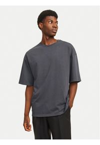 Jack & Jones - Jack&Jones T-Shirt Charge 12268270 Szary Oversize. Kolor: szary. Materiał: bawełna