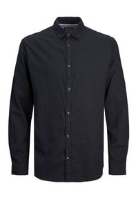 Jack & Jones - Jack&Jones Koszula Gingham 12181602 Czarny Slim Fit. Kolor: czarny. Materiał: bawełna #5