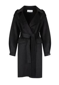 Silvian Heach Płaszcz | PGA22159CP | Kobieta | Czarny. Okazja: na co dzień. Kolor: czarny. Materiał: poliester, wełna. Styl: casual #5