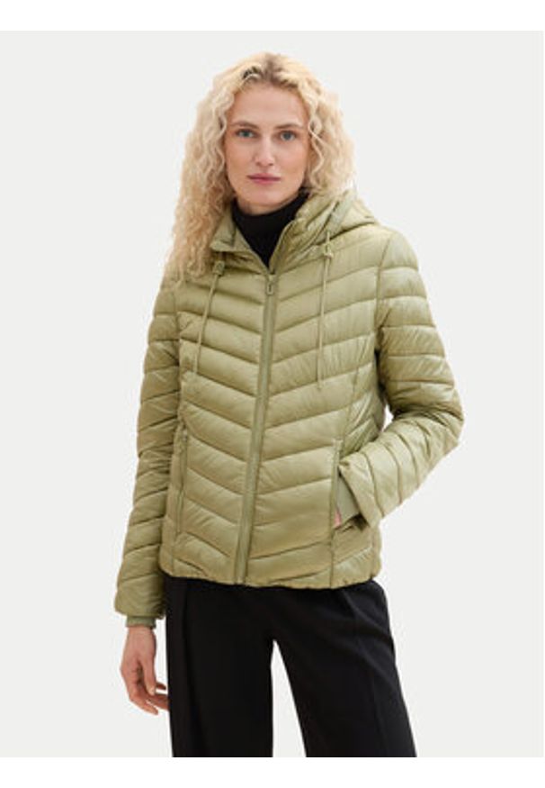 Tom Tailor Kurtka przejściowa 1041489 Zielony Slim Fit. Kolor: zielony. Materiał: syntetyk