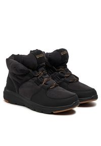 skechers - Skechers Botki On-The-Go Glacial Ultra - Trend Up 144194/BLK Czarny. Kolor: czarny. Materiał: materiał #4
