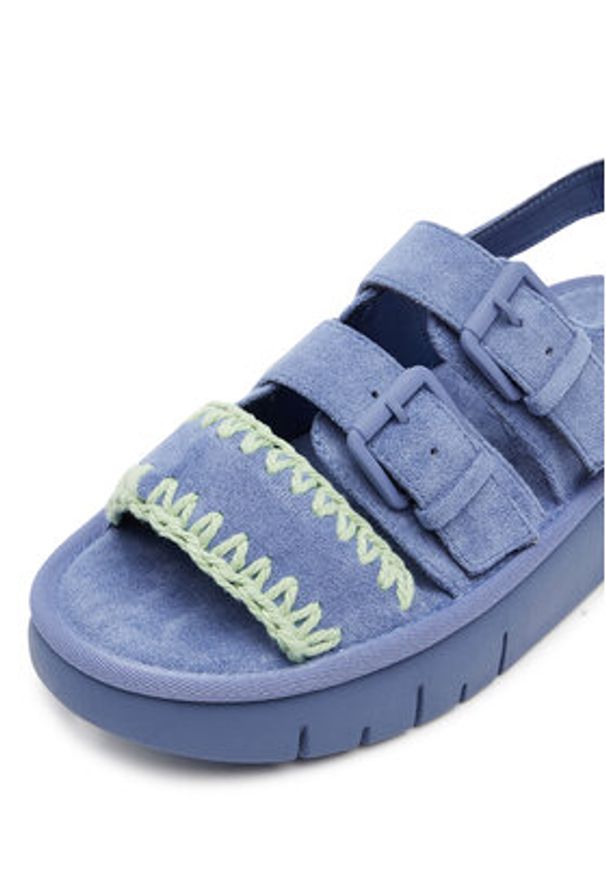 Roxy Sandały HY62277-2 Niebieski. Kolor: niebieski. Materiał: materiał
