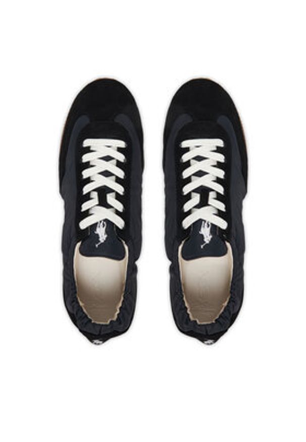 Polo Ralph Lauren Sneakersy Pony Ballerina 804907202014 Czarny. Kolor: czarny. Materiał: materiał