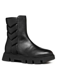 Geox Botki D Vilde D46UAB 0TUBC C9999 Czarny. Kolor: czarny. Materiał: skóra #5