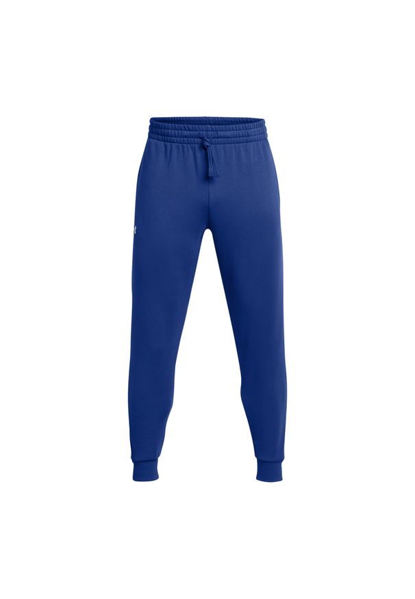 Spodnie męskie Under Armour Rival Fleece Joggers. Kolor: niebieski