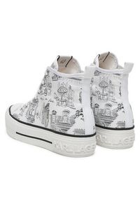 Karl Lagerfeld - KARL LAGERFELD Trampki KL60455 Biały. Kolor: biały. Materiał: materiał #6