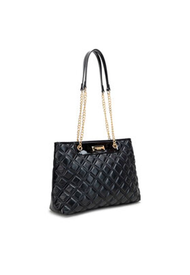 Monnari Torebka TORIMP0-24Z-BAG4040-K020D000 Czarny. Kolor: czarny. Materiał: skórzane