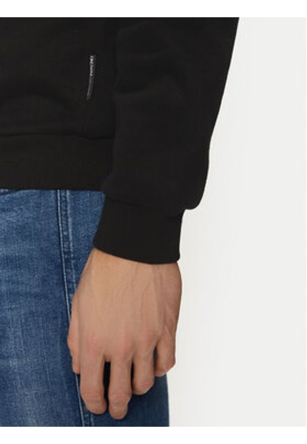 Tom Tailor Denim Bluza 1038751 Czarny Regular Fit. Kolor: czarny. Materiał: bawełna