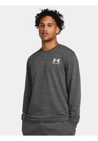 Under Armour Bluza Ua Rival Terry Lc Crew 1370404-025 Szary Loose Fit. Kolor: szary. Materiał: bawełna #1