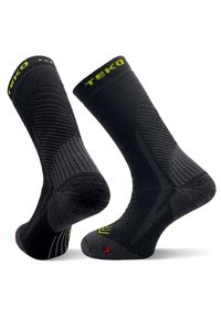 TEKO - Skarpety sportowe z wełny Merino Teko ecoHIKE Medium Full Cushion Hiking 3.0. Kolor: czarny. Materiał: wełna. Sport: turystyka piesza
