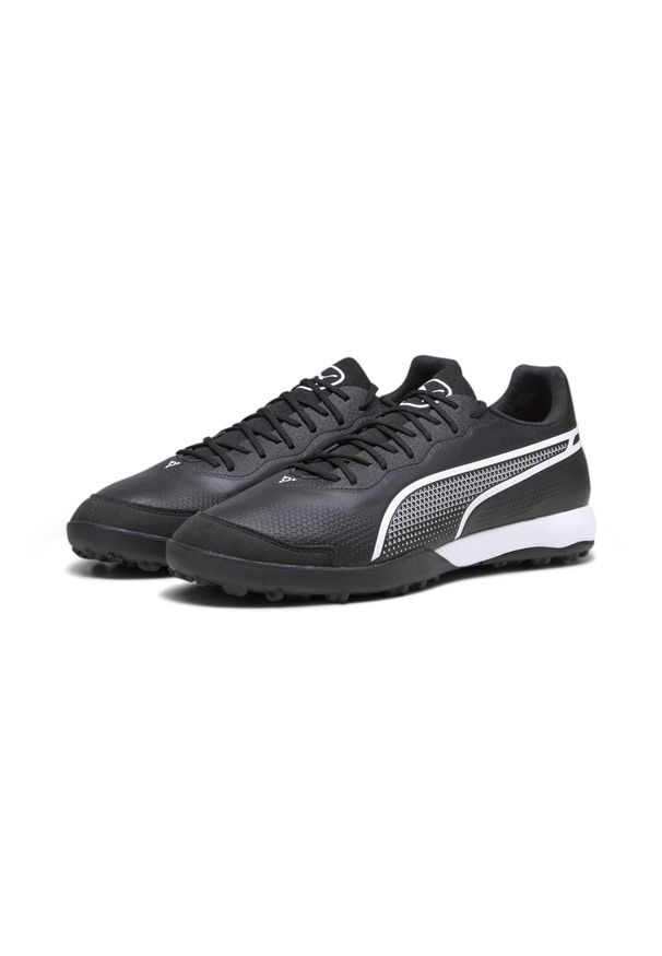 Buty do chodzenia męskie Puma King Pro TT. Kolor: biały, wielokolorowy. Materiał: guma, tkanina, syntetyk. Sport: turystyka piesza