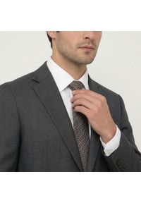 Krawat Męski - Angelo di Monti - Jasny Brąz, Geometryczny Wzór. Kolor: brązowy, beżowy, wielokolorowy. Materiał: tkanina. Wzór: geometria. Styl: elegancki, wizytowy #5