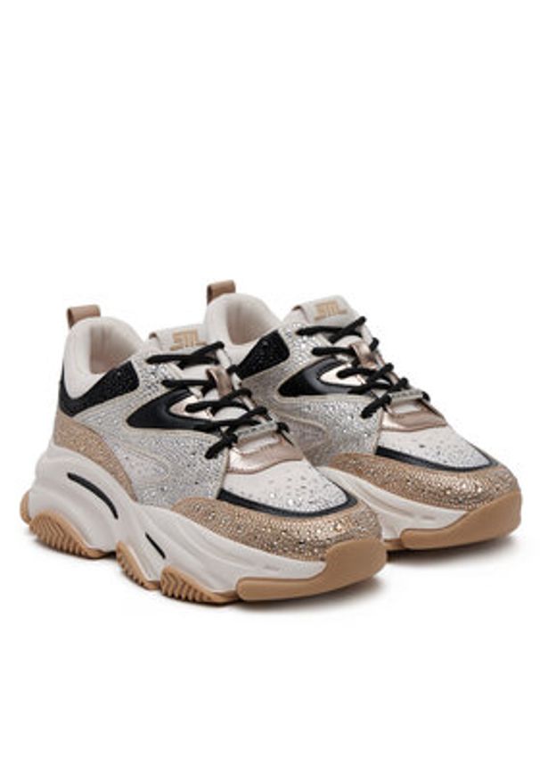 Steve Madden Sneakersy Privy SM19000082 Beżowy. Kolor: beżowy. Materiał: materiał