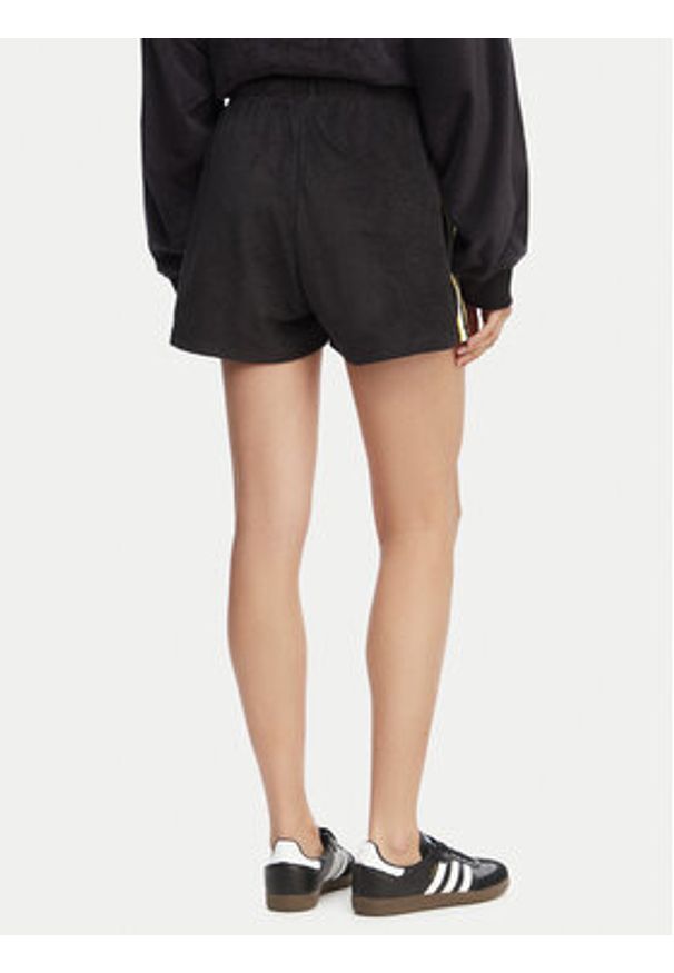 Adidas - adidas Szorty sportowe Terry Towel Firebird KD1398 Czarny Loose Fit. Kolor: czarny. Materiał: bawełna