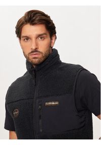 Napapijri Kamizelka Yupik NP0A4HZK Czarny Regular Fit. Kolor: czarny. Materiał: syntetyk #5