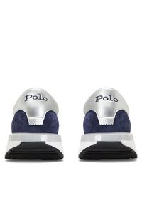 Polo Ralph Lauren Sneakersy Train 89 Pp 809940305004 Granatowy. Kolor: niebieski. Materiał: skóra, zamsz #4