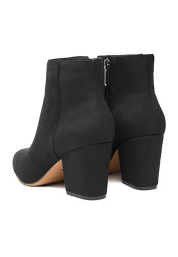 Nine West Botki CEO-ZAKIA-01 Czarny. Kolor: czarny. Materiał: materiał