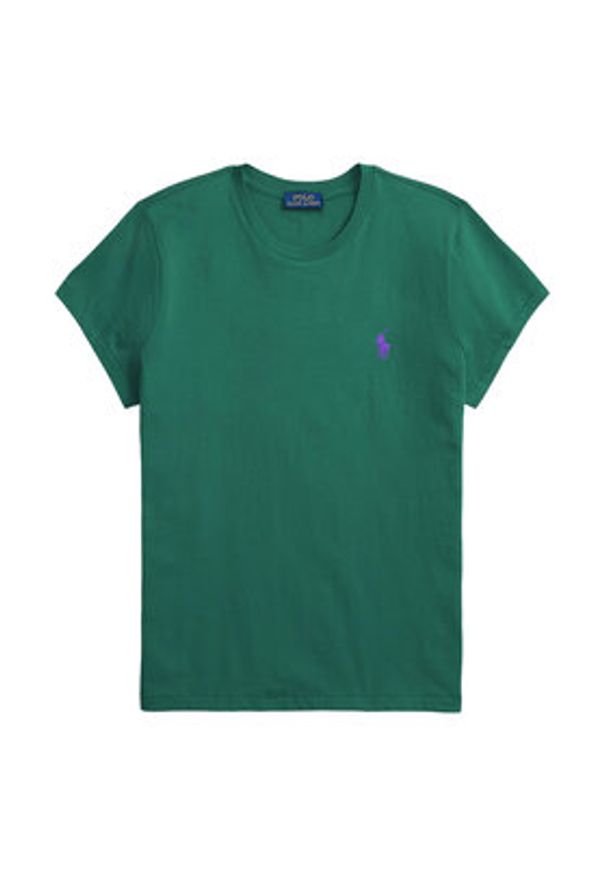 Polo Ralph Lauren T-Shirt 211B14605027 Zielony Regular Fit. Typ kołnierza: polo. Kolor: zielony. Materiał: bawełna