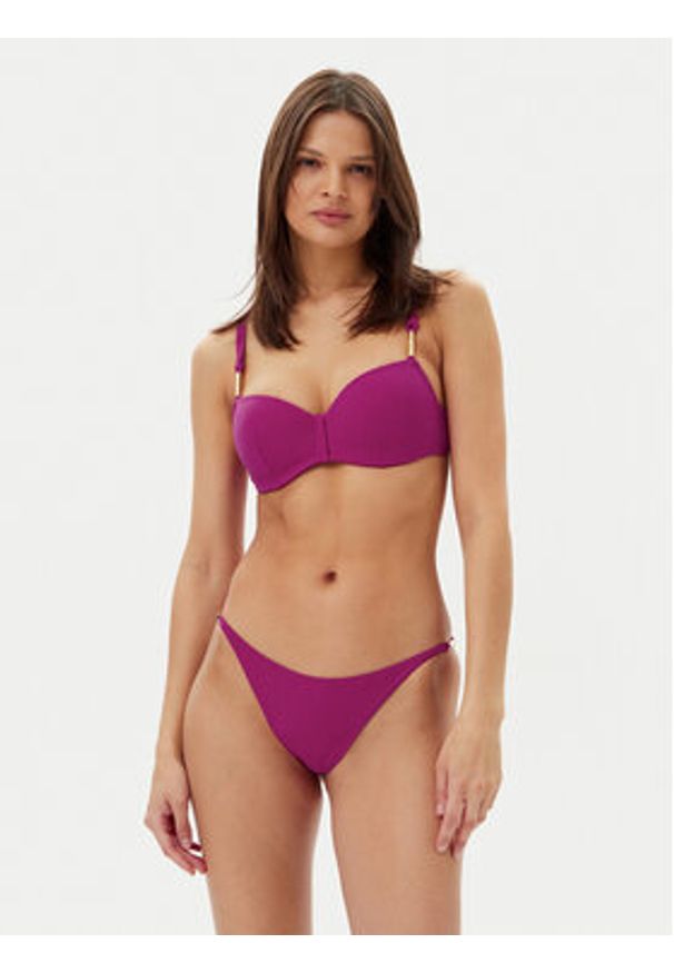Chantelle Dół od bikini Hera C16WA5 Różowy. Kolor: różowy. Materiał: syntetyk