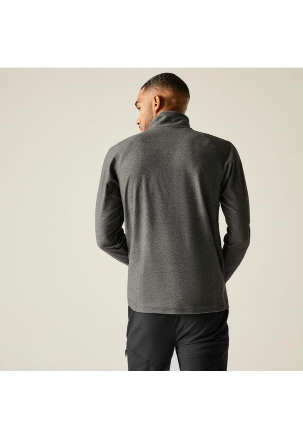 Polar turystyczny męski Regatta Montes z suwakiem. Kolor: szary. Materiał: polar. Sport: turystyka piesza, wspinaczka