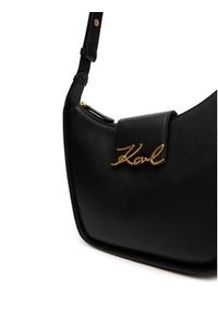 Karl Lagerfeld - KARL LAGERFELD Torebka A3W30046 Czarny. Kolor: czarny. Materiał: skórzane #6