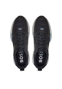 BOSS - Boss Sneakersy Jonah Runn meth 50513195 Granatowy. Kolor: niebieski. Materiał: materiał #6