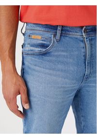 Wrangler Szorty jeansowe W11C84Z94 112330706 Niebieski Slim Fit. Kolor: niebieski. Materiał: bawełna