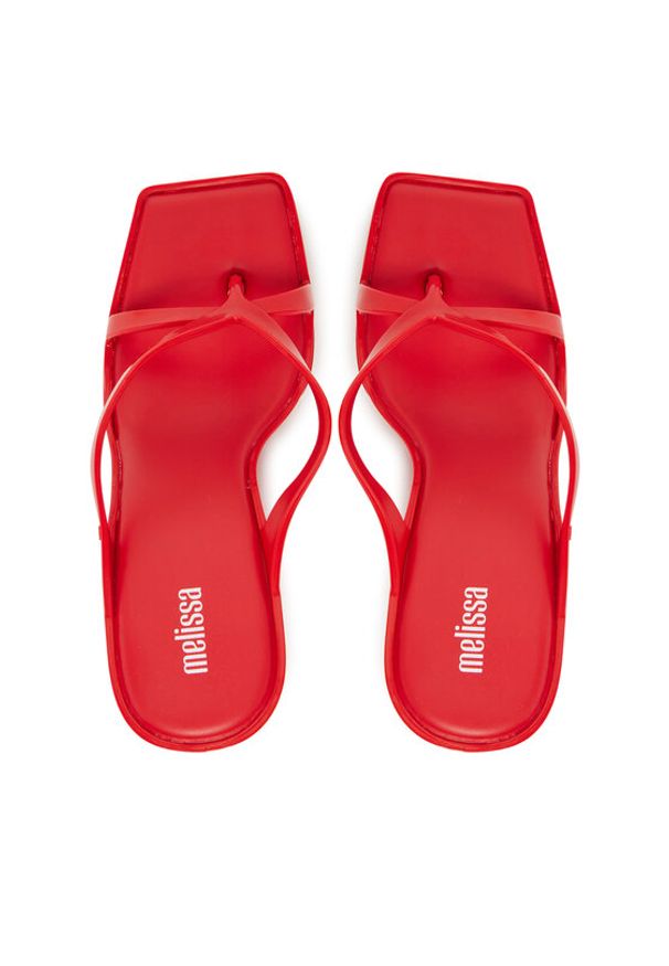 melissa - Melissa Japonki Melissa Glass Heel Ad 35801 Czerwony. Kolor: czerwony