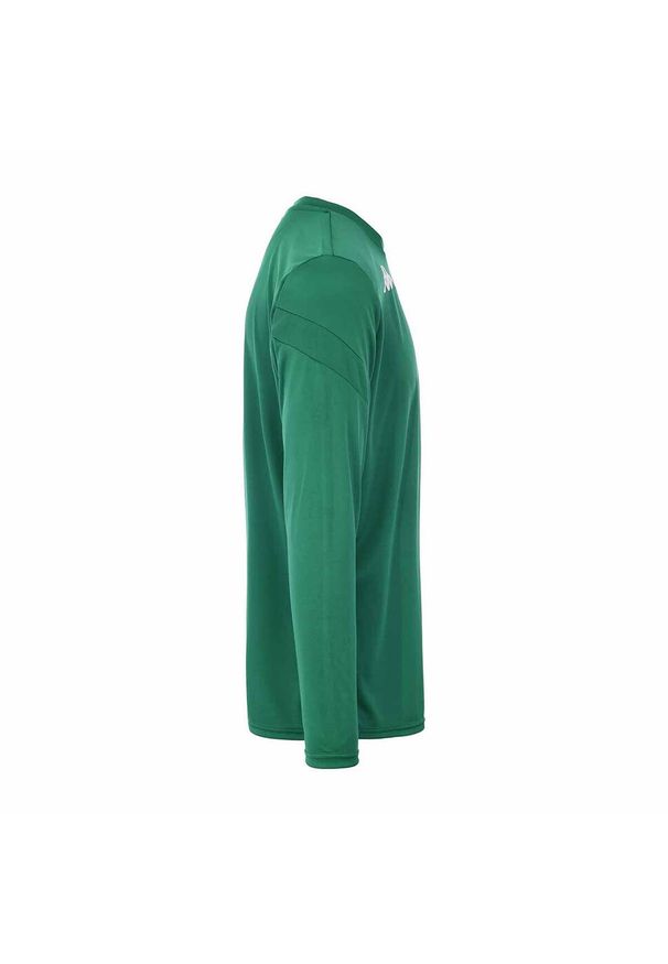 Jersey Kappa Dovol. Kolor: zielony. Materiał: jersey. Długość rękawa: długi rękaw. Sport: fitness