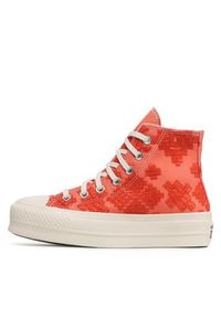 Converse Trampki Ctas Lift Hi A02233C Czerwony. Kolor: czerwony. Materiał: materiał #4