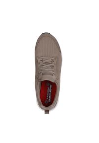 skechers - Buty SKECHERS SQUAD SR - MYTON Brązowy. Kolor: brązowy. Materiał: syntetyk, tkanina