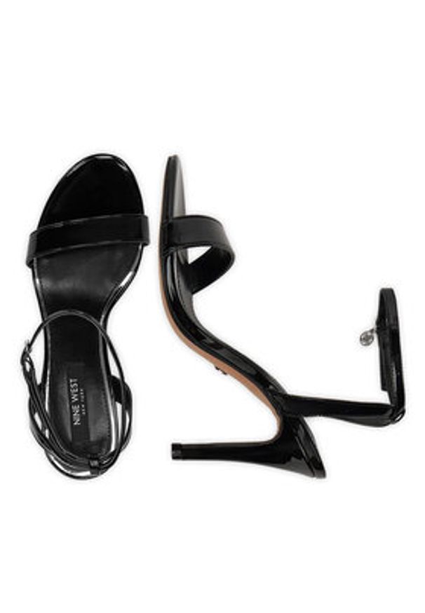 Nine West Sandały S2S15503 Czarny. Kolor: czarny. Materiał: materiał, syntetyk