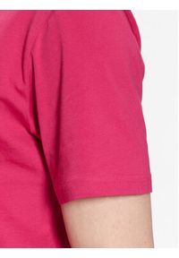 BOSS - Boss T-Shirt 50481923 Różowy Regular Fit. Kolor: różowy. Materiał: bawełna #4