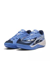 Puma All‑Pro Nitro Buty halowe męskie niebieskie 47. Kolor: niebieski, szary, wielokolorowy. Materiał: guma. Sport: fitness #2