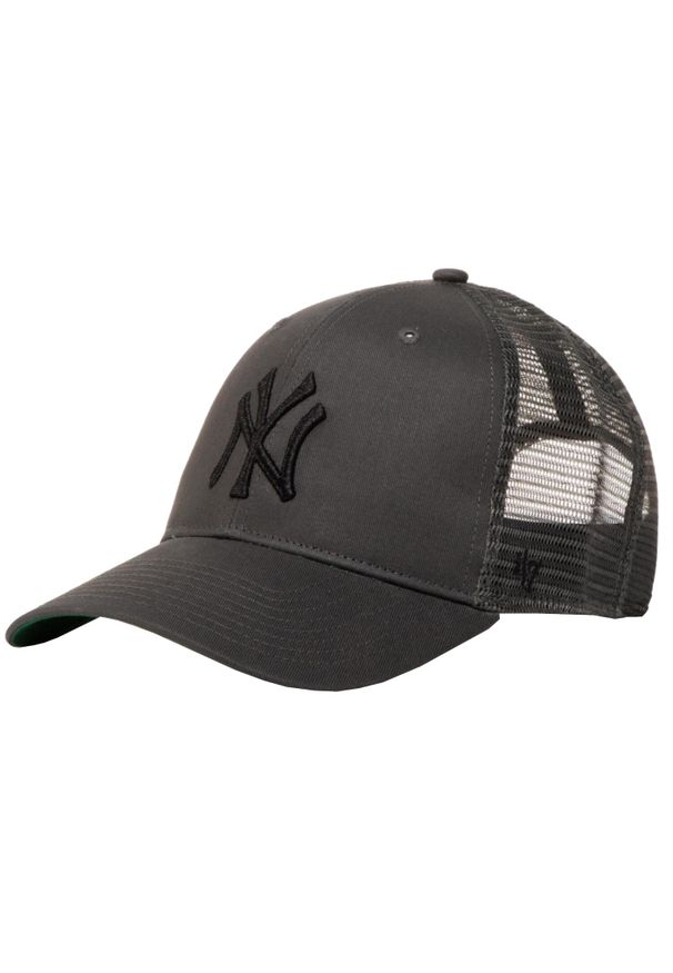 Męska czapka z daszkiem 47 Brand MLB New York Yankees Branson Cap. Kolor: szary. Materiał: bawełna, poliester