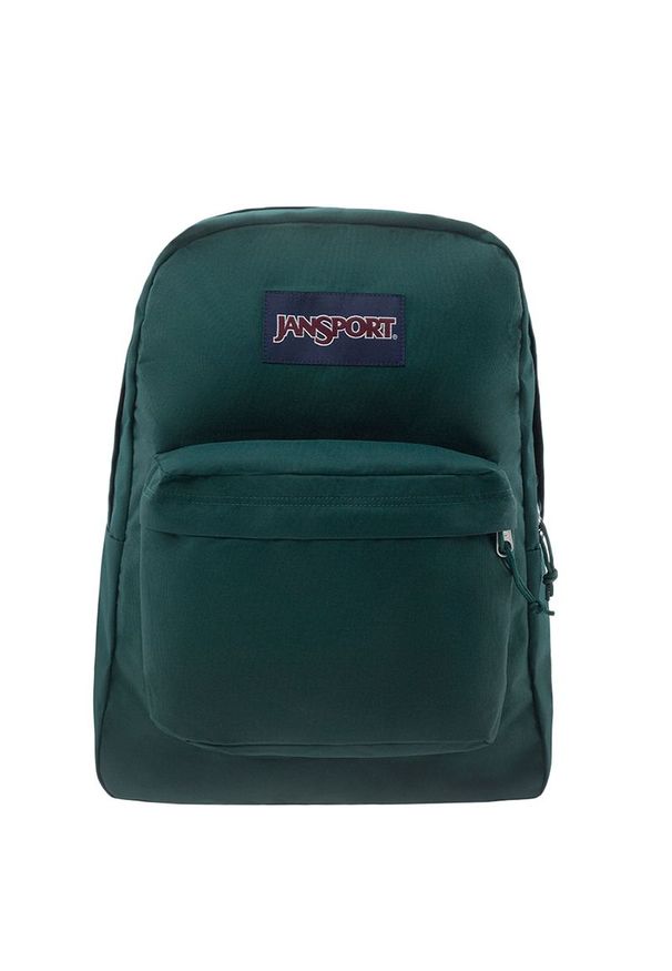 Plecak JanSport SuperBreak One EK0A5BAG5J41 - zielony. Kolor: zielony. Materiał: poliester. Styl: casual, klasyczny, sportowy