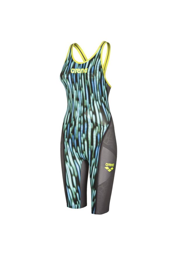 Strój startowy damski pływacki Arena Carbon Ultra. Kolor: szary, niebieski, wielokolorowy