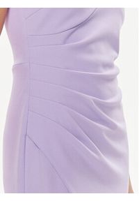 Rinascimento Sukienka wieczorowa CFC0118275003 Fioletowy Regular Fit. Kolor: fioletowy. Materiał: syntetyk. Styl: wizytowy