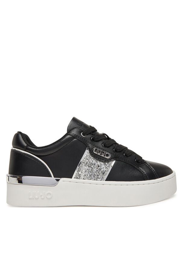 Liu Jo Sneakersy 4A5701 EX016 Czarny. Kolor: czarny. Materiał: skóra