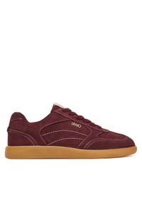 Liu Jo Sneakersy Connor 01 BF5069 PX002 Bordowy. Kolor: czerwony. Materiał: zamsz, skóra