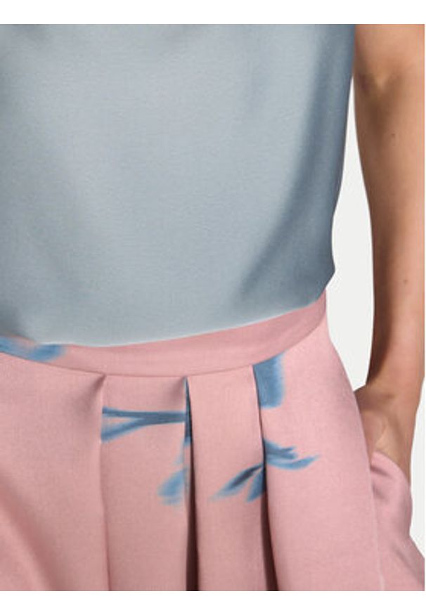 Swing Spódnica midi 2AK00300 Różowy Regular Fit. Kolor: różowy. Materiał: syntetyk