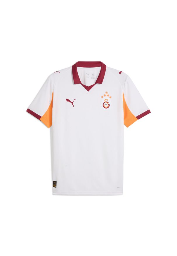 Puma - Męska koszulka wyjazdowa Galatasaray SK 25/26 PUMA. Kolor: pomarańczowy, biały, żółty, wielokolorowy. Sport: piłka nożna
