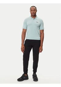 EA7 Emporio Armani Polo 8NPF14 PJVQZ U9066 Niebieski Regular Fit. Typ kołnierza: polo. Kolor: niebieski. Materiał: bawełna #5