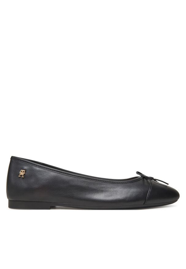 TOMMY HILFIGER - Baleriny Tommy Hilfiger. Kolor: czarny